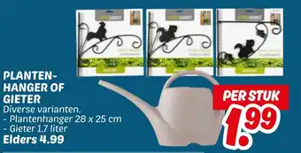 Dekamarkt Planten hanger of gieter aanbieding