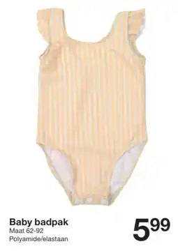 Zeeman Baby badpak aanbieding