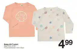 Zeeman Baby UV T-shirt aanbieding