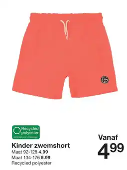 Zeeman Kinder zwemshort aanbieding