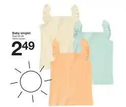 Zeeman Baby singlet aanbieding