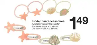 Zeeman Kinder haaraccessoires aanbieding