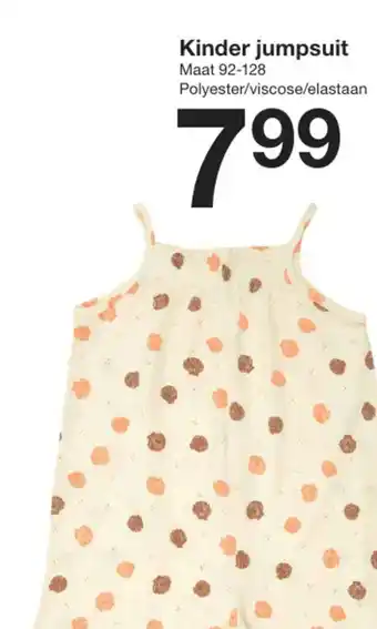 Zeeman Kinder jumpsuit aanbieding