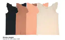 Zeeman Kinder singlet aanbieding