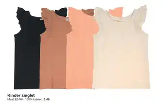 Zeeman Kinder singlet aanbieding