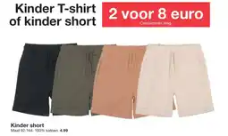 Zeeman Kinder short aanbieding