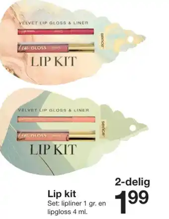 Zeeman Lip kit aanbieding