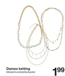 Zeeman Dames ketting aanbieding