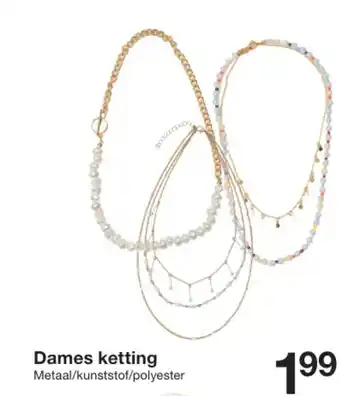 Zeeman Dames ketting aanbieding