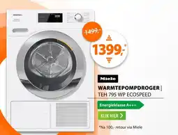 Expert Miele Warmtepompdroger aanbieding