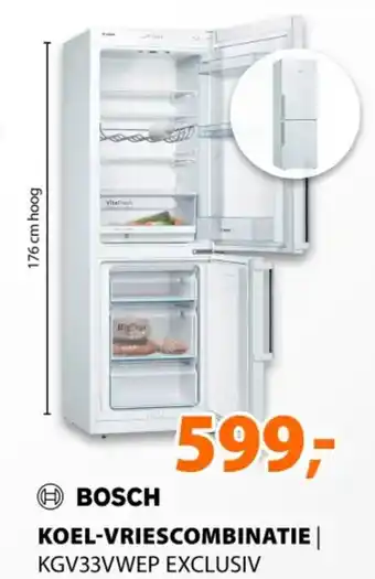 Expert BOSCH Koelvriescombinatie aanbieding