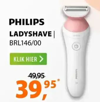 Expert Philips ladyshave BRL146/00 aanbieding