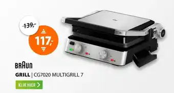 Expert BRAUN GRILL aanbieding