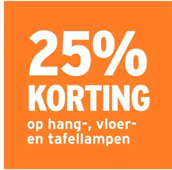 GAMMA op hang-, vloer- en tafellampen aanbieding