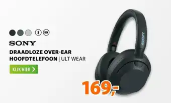 Expert Draadloze over ear Hoofdtelefoon aanbieding