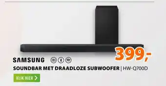 Expert SAMSUNG SOUNDBAR MET DRAADLOZE SUBWOOFER | aanbieding