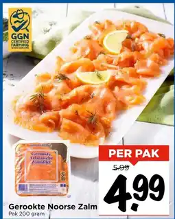 Vomar Voordeelmarkt Gerookte Noorse Zalm aanbieding
