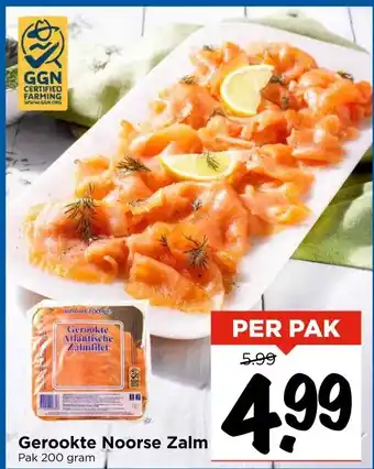 Vomar Voordeelmarkt Gerookte Noorse Zalm aanbieding