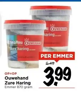 Vomar Voordeelmarkt Ouwehand Zure Haring aanbieding