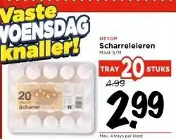 Vomar Voordeelmarkt Scharreleieren aanbieding