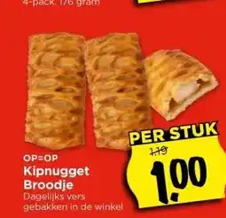 Vomar Voordeelmarkt Kipnugget Broodje aanbieding