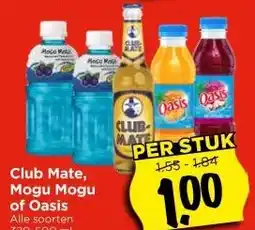 Vomar Voordeelmarkt Club Mate, Mogu Mogu of Oasis aanbieding