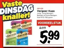 Vomar Voordeelmarkt Vergeer Kaas aanbieding