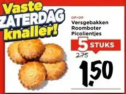 Vomar Voordeelmarkt Versgebakken Roomboter Picolientjes aanbieding