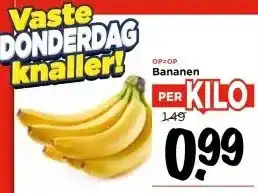 Vomar Voordeelmarkt Bananen aanbieding