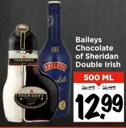Vomar Voordeelmarkt Baileys Chocolate of Sheridan Double Irish aanbieding