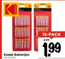 Vomar Voordeelmarkt Kodak Batterijen aanbieding