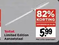Vomar Voordeelmarkt Tefal Limited Edition Aanzetstaal aanbieding