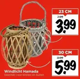 Vomar Voordeelmarkt Windlicht Hamada aanbieding