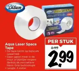 Vomar Voordeelmarkt Aqua Laser Space Tape aanbieding