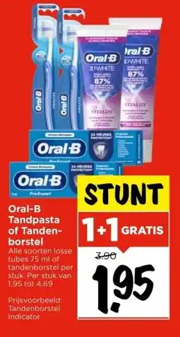 Vomar Voordeelmarkt Oral-B Tandpasta of Tanden- borstel aanbieding
