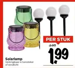 Vomar Voordeelmarkt Solarlamp aanbieding