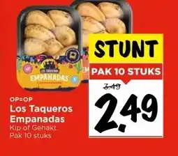 Vomar Voordeelmarkt Los Taqueros Empanadas aanbieding