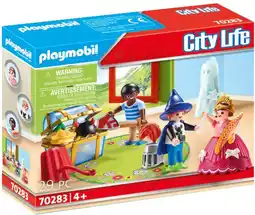 Bol.com PLAYMOBIL City Life Kinderen met verkleedkoffer - 70283 aanbieding