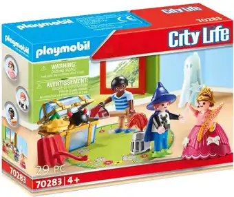 Bol.com PLAYMOBIL City Life Kinderen met verkleedkoffer - 70283 aanbieding