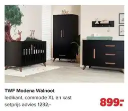 Baby-Dump TWF Modena Walnoot aanbieding