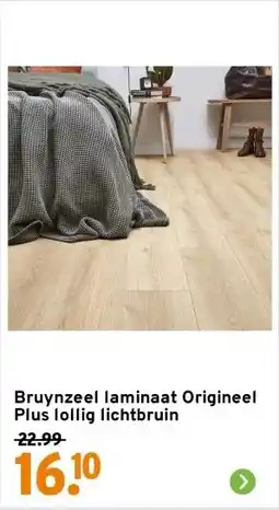 GAMMA Bruynzeel laminaat Origineel Plus lollig lichtbruin aanbieding