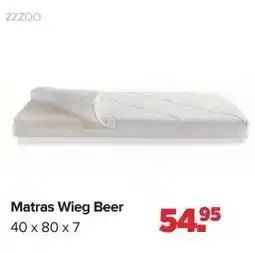 Baby-Dump Matras Wieg Beer aanbieding