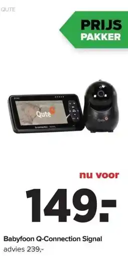 Baby-Dump Babyfoon Q-Connection Signal aanbieding