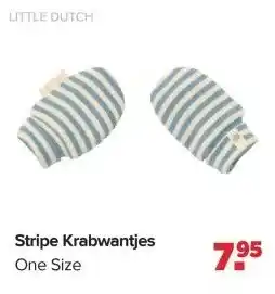 Baby-Dump Stripe Krabwantjes One Size aanbieding