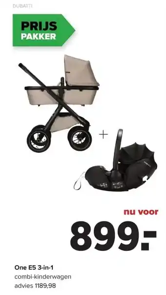 Baby-Dump One E5 3 in 1 aanbieding