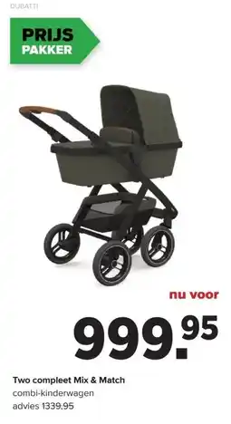 Baby-Dump Two compleet Mix & Match aanbieding