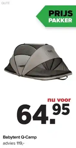 Baby-Dump Babytent Q-Camp aanbieding
