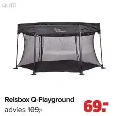 Baby-Dump Reisbox Q-Playground aanbieding