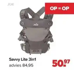 Baby-Dump Savvy Lite 3in1 aanbieding