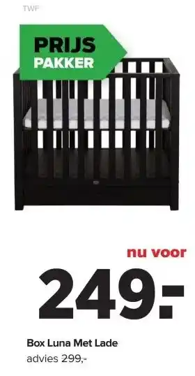 Baby-Dump Box Luna Met Lade aanbieding